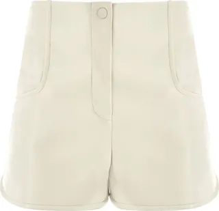 Fabian vegan leather shorts