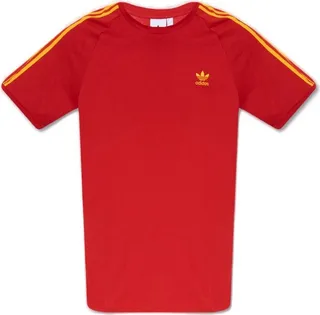 Adidas Originals Logo-Embroidered Crewneck T-Shirt