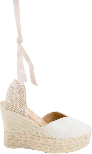 Heart-shaped 110mm Wedge Espadrilles