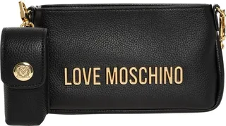 Love Moschino Logo Lettering Zipped Shoulder Bag