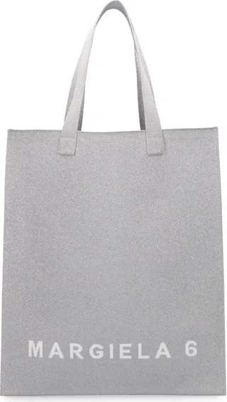 Milano knit lurex tote bag