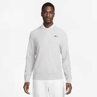 Nike Men's Tiger Woods Knit Golf Sweater in Grey