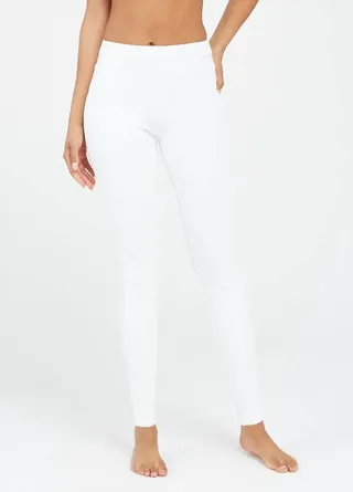 Jean-Ish Ankle Leggings in White