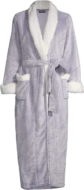 Sherpa-Trim Robe