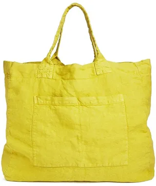 Linen Weekend Bag