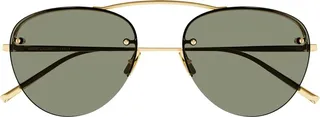 59mm Tinted Navigator Sunglasses