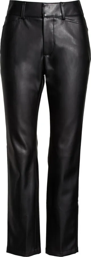 Lykke High Waist Faux Leather Pants