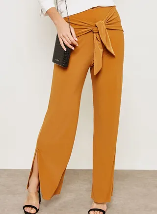 Tie Front Pants