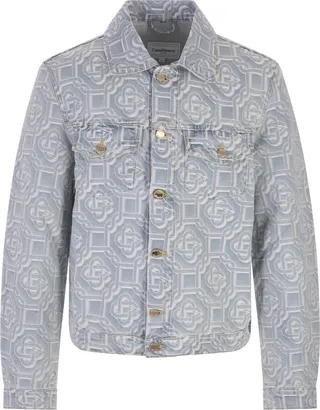 Light Blue Monogram Denim Jacket