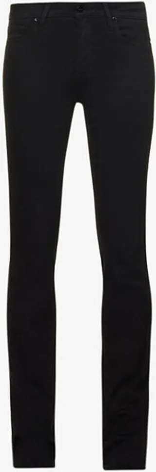 Womens Black Shadow Manhattan Boot Slim-fit High-rise Stretch-denim Jeans