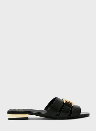 Chunky Chain Link Flat Sandals