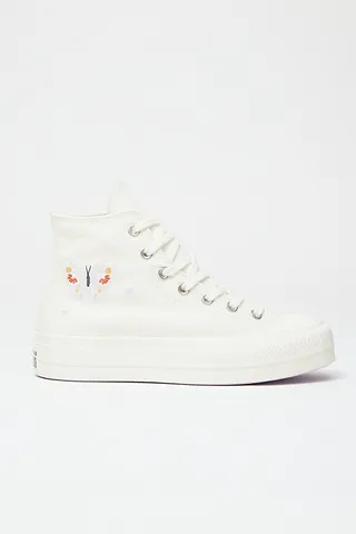 Converse Chuck Taylor All Star Lift Butterfly Wings Platform Sneaker