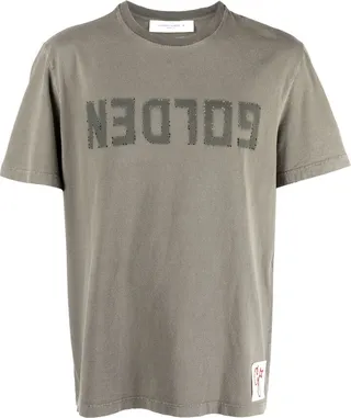 GOLDEN GOOSE- Logo Cotton T-shirt