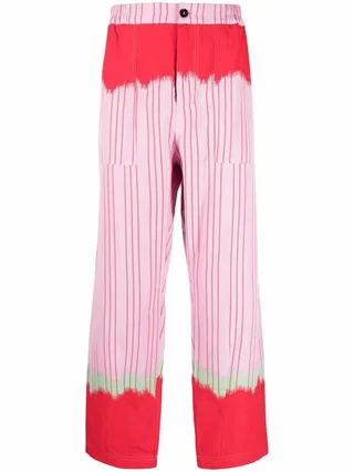 Crunch straight-leg trousers
