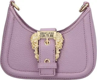 Versace Jeans Couture Logo Buckled Shoulder Bag