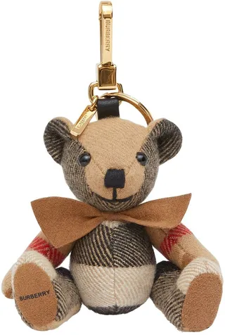 Thomas teddy bear charm with bow tie