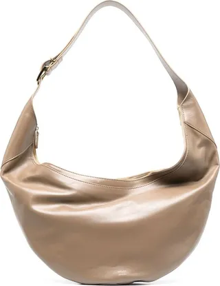 Brown August Leather Shoulder Bag