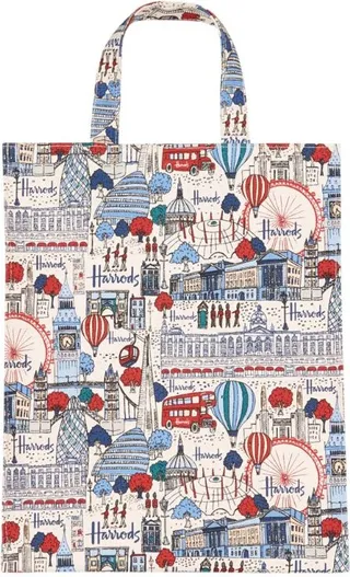 Harrods Medium Pretty City Shopper Bag