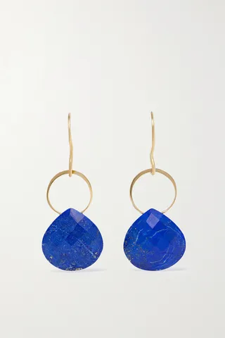Melissa Joy Manning - 14-karat Recycled Gold Lapis Lazuli Earrings - One size