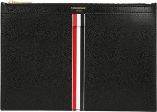 Thom Browne Vertical Intarsia Stripe Tablet Case