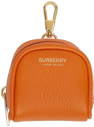 Burberry Orange Cube Bag Charm Keychain
