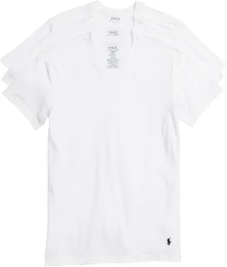 3-Pack Slim Fit V-Neck Undershirts
