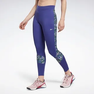 Reebok Modern Safari Leggings Womens Athletic Leggings X Small Bold Purple