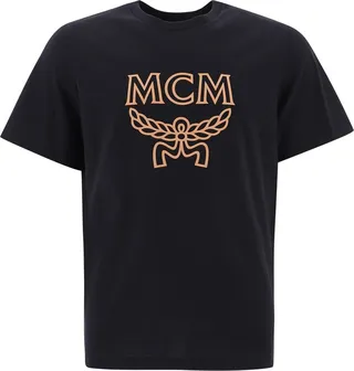 MCM Logo Printed Round-Neck T-Shirt