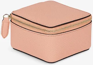 Womens Pink Panama Medium Leather Trinket Case