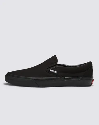 Customs Black Slip-On Wide