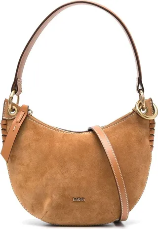 Swing split-leather shoulder bag