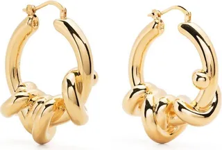 Massive Knots Hoop Earrings