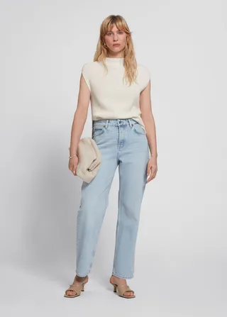 Relaxed-Fit Tapered Jeans