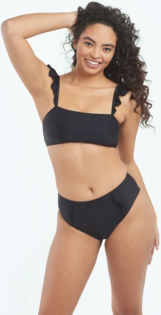 The Ruffle Oasis Bikini Top - Sea Urchin