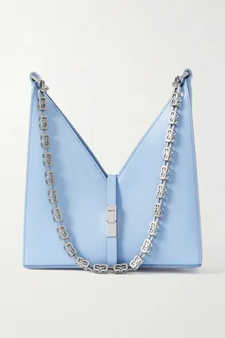 Givenchy - Cut Out Mini Leather Shoulder Bag - Blue