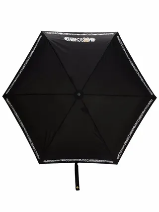 Teddy Bear logo-print umbrella