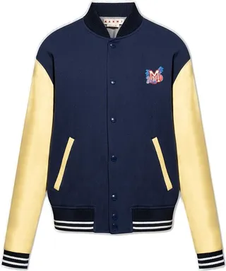 Marni Buttoned Long-Sleeved Bomber Jacket