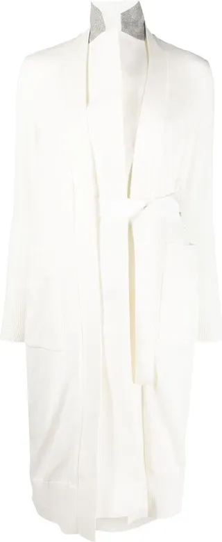 Single-Breasted Belted Coat