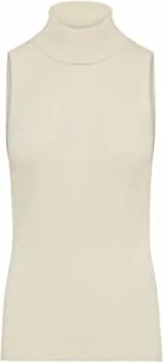 Anne Klein Women's Sleeveless Rib Turtleneck