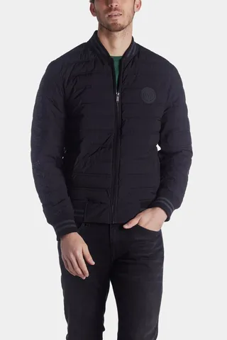 Quilted Bomber Jacket