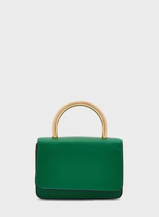Gia Metal Handle Grab Bag