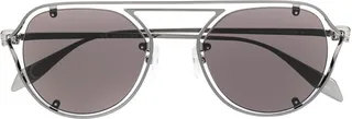 Injection rounded sunglasses