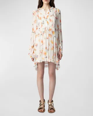 Rackel Mousseline Courtney Asymmetric Dress