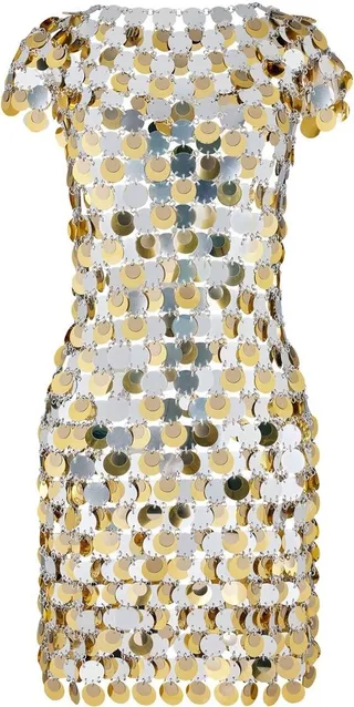 Circle Disc Mini Dress