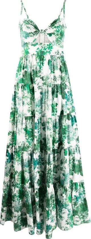 Floral-Print Maxi Dress