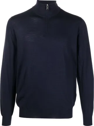 Half-Zip Wool Jumper