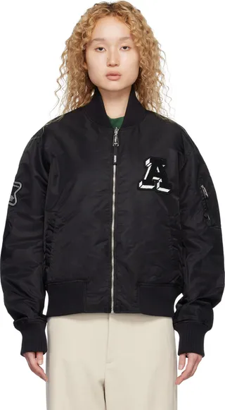 Axel Arigato Black Annex Reversible Bomber Jacket