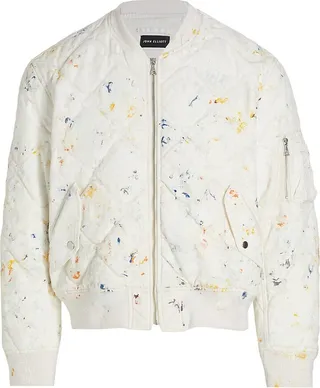 Quilted Bomber Jacket