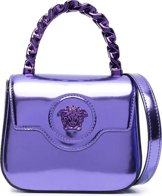 Mini La Medusa Leather Bag