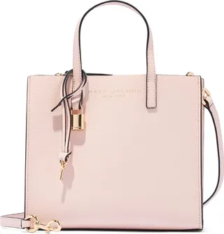 Mini Grind Coated Leather Tote